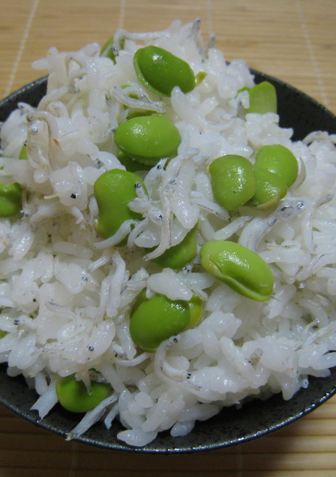 枝豆としらすの混ぜご飯-レシピのメイン写真