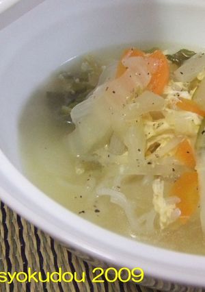しらたきを使って！ﾀﾞｲｴｯﾄﾗｰﾒﾝ-レシピのメイン写真