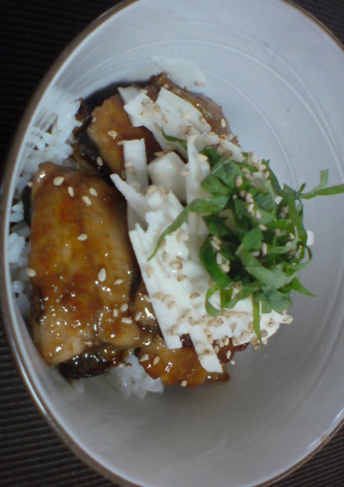 秋刀魚の蒲焼丼-レシピのメイン写真