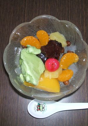 フルーツクリームあんみつ-レシピのメイン写真