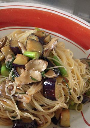 さっぱり　こくウマ☆なすの冷製パスタ-レシピのメイン写真