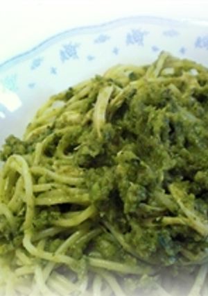 ズッキーニペーストのスパゲッティ-レシピのメイン写真