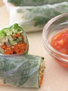 花粉症対策!!大葉のさっぱり生春巻-レシピのメイン写真