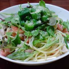 おくらのサラダパスタ♪-レシピのメイン写真