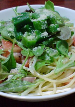 おくらのサラダパスタ♪-レシピのメイン写真