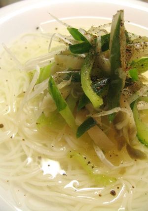 残暑に勝つ！冷製さっぱり中華風そうめん-レシピのメイン写真