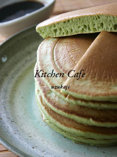 抹茶パンケーキ-レシピのメイン写真