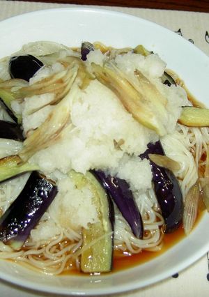 揚げナス♪のっけそうめん-レシピのメイン写真