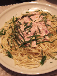 梅マヨパスタ-レシピのメイン写真