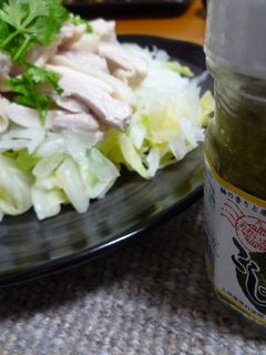 超ヘルシー☆茹で鶏のゆず胡椒&香菜風味-レシピのメイン写真