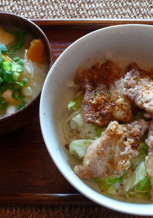 パワーアップ！！我が家の豚バラ丼-レシピのメイン写真