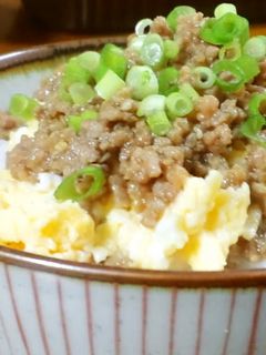 スタミナ焼肉そぼろ丼-レシピのメイン写真