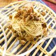豚ひき肉と焼きなすの和カッペリーニ