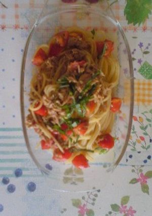 さっぱりトマトパスタ-レシピのメイン写真