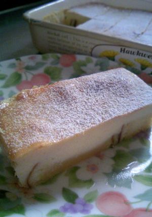 グレフル・バナナの焼きヨーグルトケーキ-レシピのメイン写真