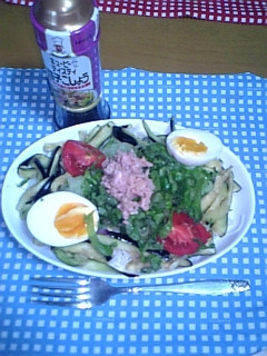 夏野菜のサラダ素麺☆柚子風味-レシピのメイン写真