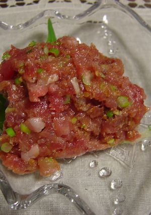まぐろのタルタル風-レシピのメイン写真