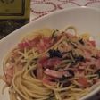 大葉とベーコンのスパゲッティー