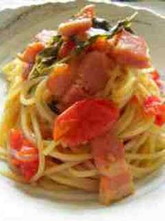 トマトとベーコンのオレガノ風味パスタ-レシピのメイン写真