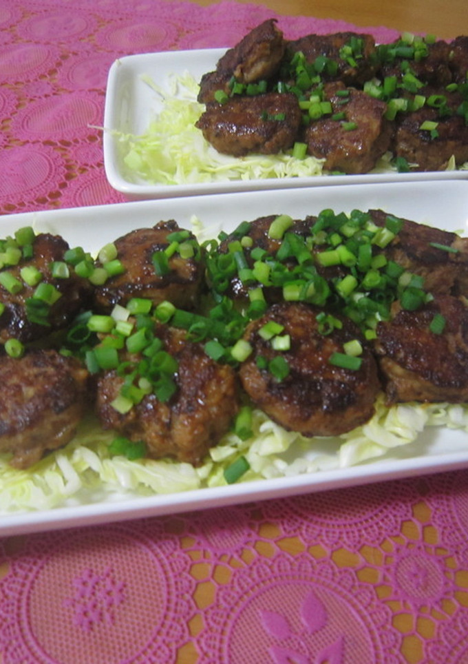 豚挽き肉のしょうが焼き団子♪-レシピのメイン写真