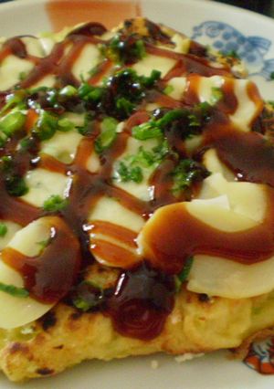 節約！簡単！チーじゃがお好み焼き(^^)-レシピのメイン写真