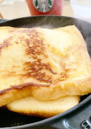 フレンチトーストふわふわプリン風味-レシピのメイン写真