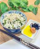 健康志向派に贈る🌾もち麦わかめご飯🌿