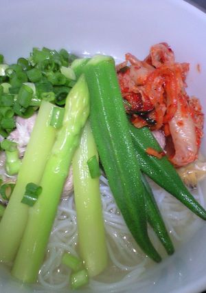 韓国冷麺風の汁ビーフン-レシピのメイン写真
