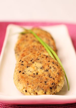 No.33豆腐と黒ゴマのジョン 韓国料理-レシピのメイン写真