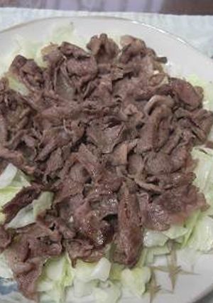簡単ヘルシー♡牛肉と温野菜のサラダ風♪-レシピのメイン写真