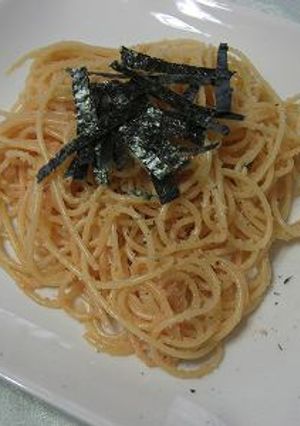 我が家の明太子スパゲティー♡-レシピのメイン写真