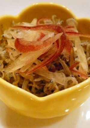 １分料理！ミョウガ＋ちりめんじゃこ酢の物-レシピのメイン写真