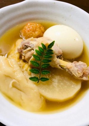 【時短味染み】豚骨スープおでん-レシピのメイン写真
