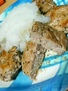 豚肉小間でステーキ♪-レシピのメイン写真