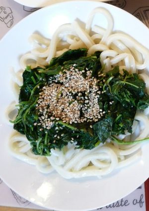 ❤モロヘイヤＤＥ　ザクザク❤冷うどん❤-レシピのメイン写真