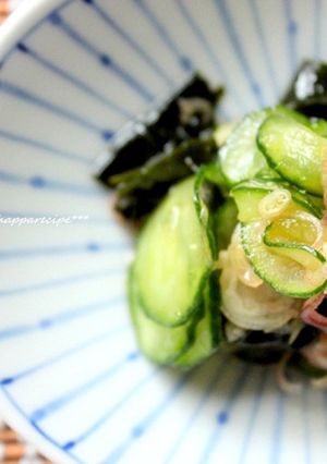 夏野菜で簡単☆みょうがときゅうりの和え物-レシピのメイン写真