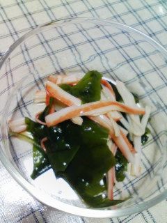 ワカメとカニカマのポン酢和え-レシピのメイン写真