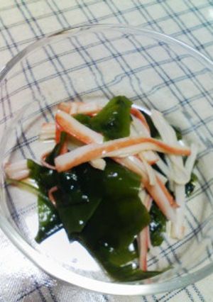 ワカメとカニカマのポン酢和え-レシピのメイン写真