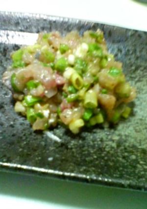 日本酒が無くなるなめろう-レシピのメイン写真