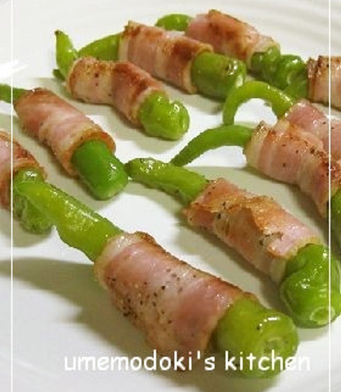 ✿好評です!シシトウのベーコン巻き-レシピのメイン写真