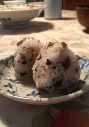 一工夫で☆シャキっとおにぎり-レシピのメイン写真