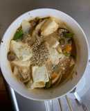 お一人様洋風シシリアンライス味豆腐野菜炒
