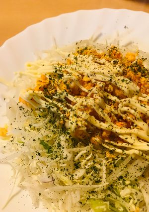 シンプルサラダ●炒り玉マヨサラダ-レシピのメイン写真