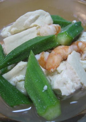 おくらと豆腐の夏小鍋-レシピのメイン写真