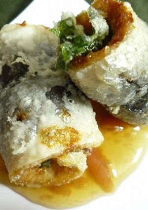 鰯竜田揚げの梅あん-レシピのメイン写真