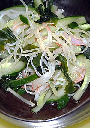 カニカマDE簡単酢の物-レシピのメイン写真