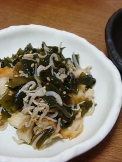 ゴマ香る和え物~しらす・ワカメ・ちくわ~-レシピのメイン写真