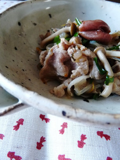 梅干しで~豚肉としらたきのあっさり煮-レシピのメイン写真