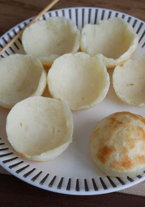 不器用最中の皮をたこ焼き器で作る-レシピのメイン写真