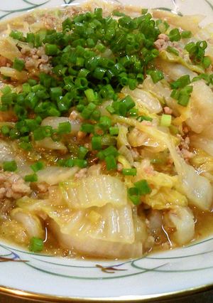 とろっとろ！白菜たっぷり消費の白菜麻婆！-レシピのメイン写真